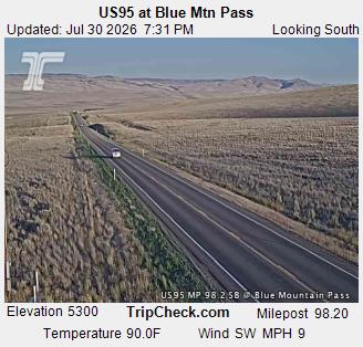 US95 at Blue Mtn SB